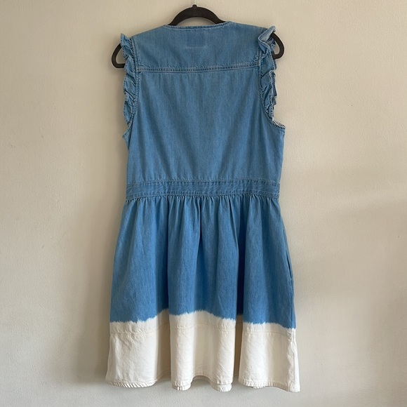 Kate Spade Dip Dye Denim Dress | Size 12 - Picture 12 of 16